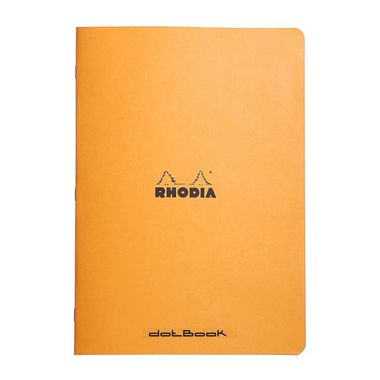 RHODIA Classic Stapled A4 210x297mm Dot Orange