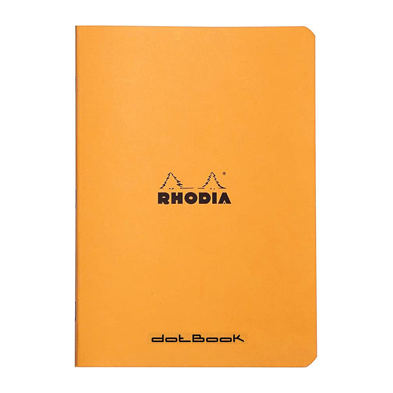 RHODIA Classic Stapled A5 148x210mm Dot Orange