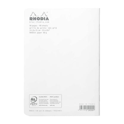 RHODIA Classic Stapled A5 148x210mm Dot White