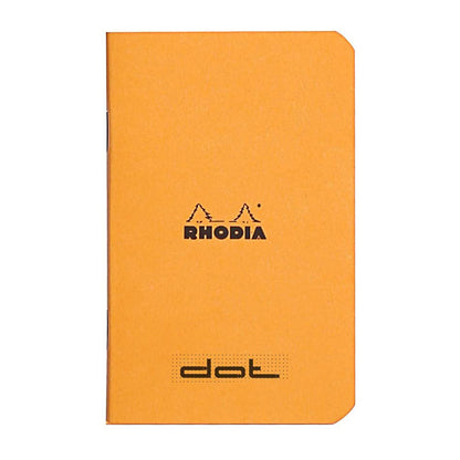 RHODIA Classic Stapled A7 75x120mm Dot Orange