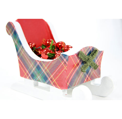 DECOPATCH Objects:Christmas-Sleigh 19.5x10.2x15cm