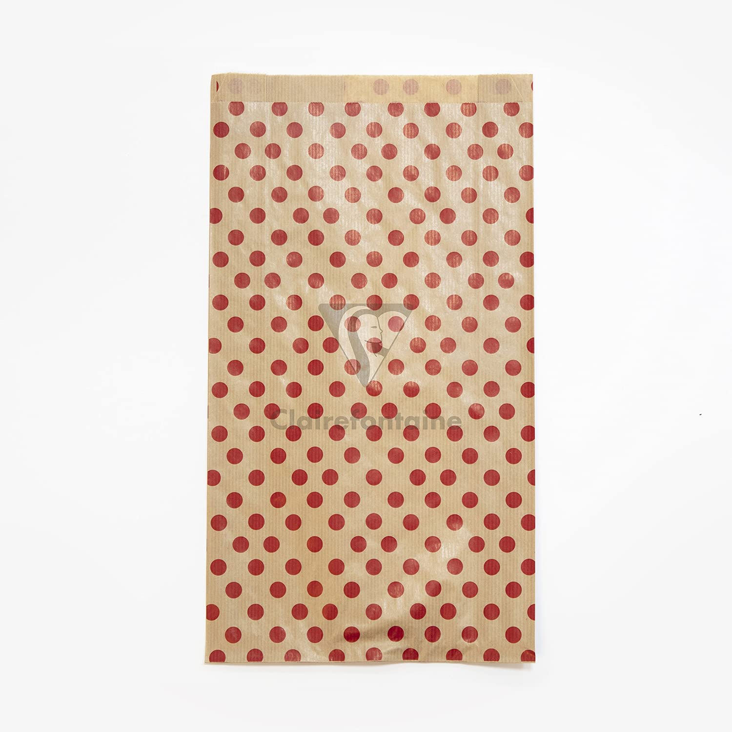 CLAIREFONTAINE Kraft Pockets 21x37+7cm Dots 50s