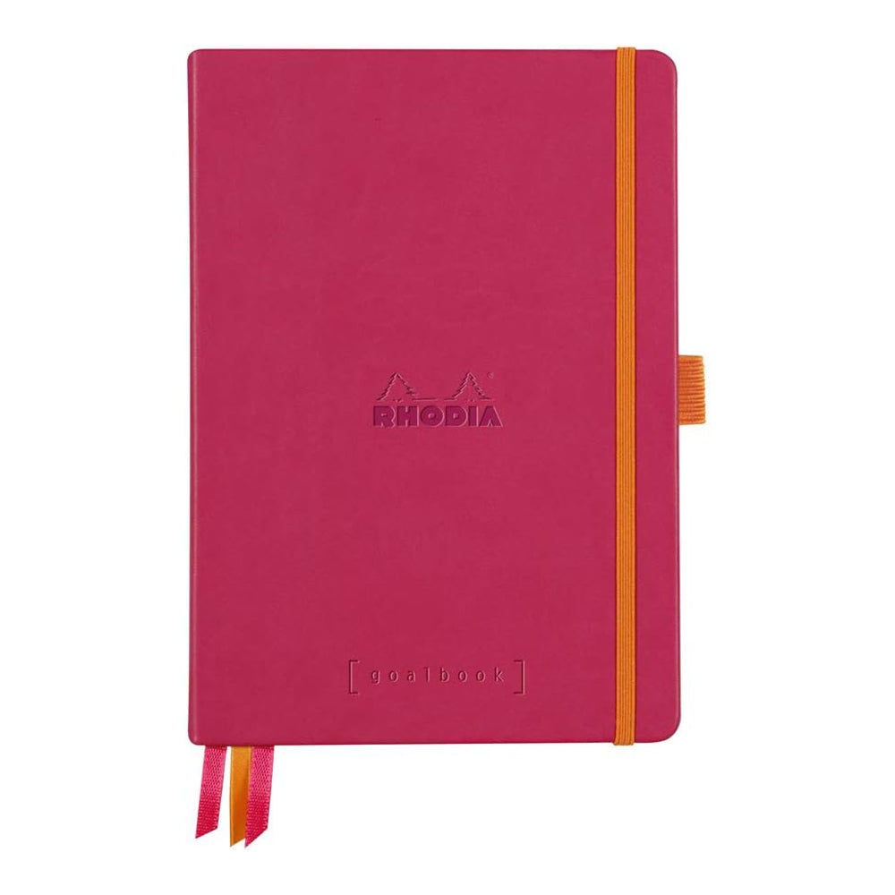 RHODIArama GoalBook Hardcover A5 Dot Raspberry