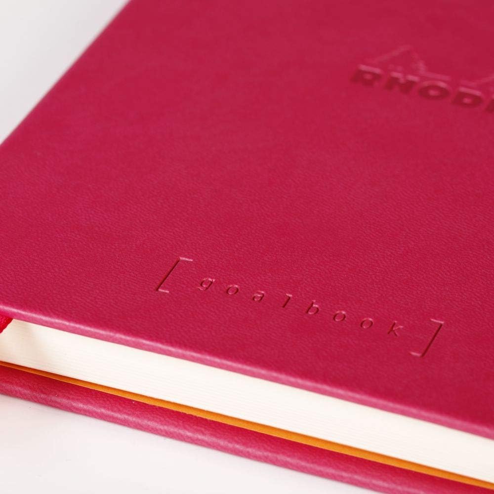 RHODIArama GoalBook Hardcover A5 Dot Raspberry