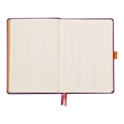 RHODIArama GoalBook Hardcover A5 Dot Purple