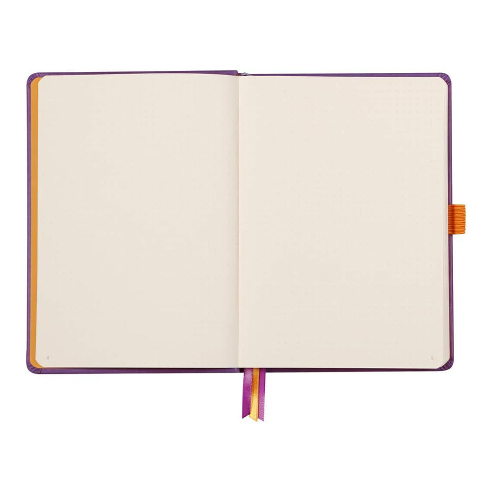 RHODIArama GoalBook Hardcover A5 Dot Purple