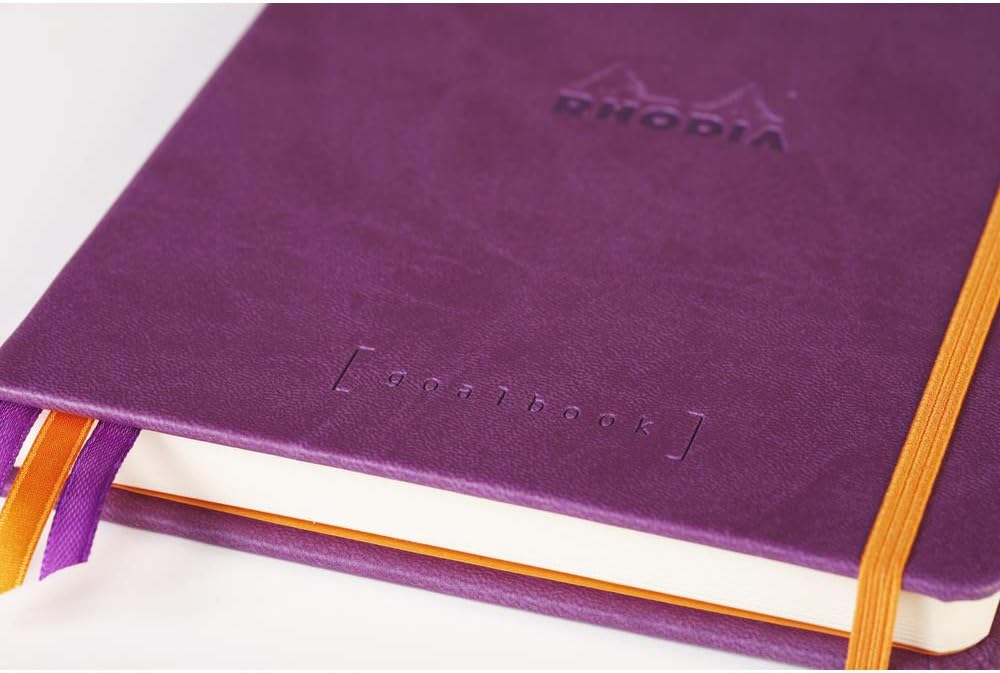 RHODIArama GoalBook Hardcover A5 Dot Purple