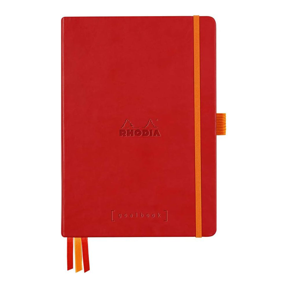 RHODIArama GoalBook Hardcover A5 Dot Poppy