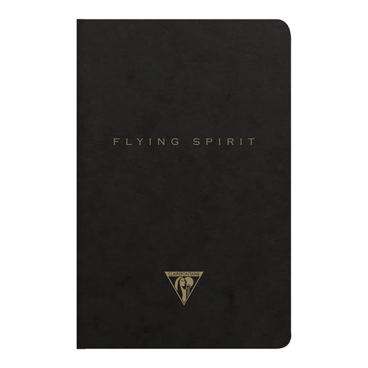 CLAIREFONTAINE Flying Spirit Notebook 9x14cm Lined 48s Black