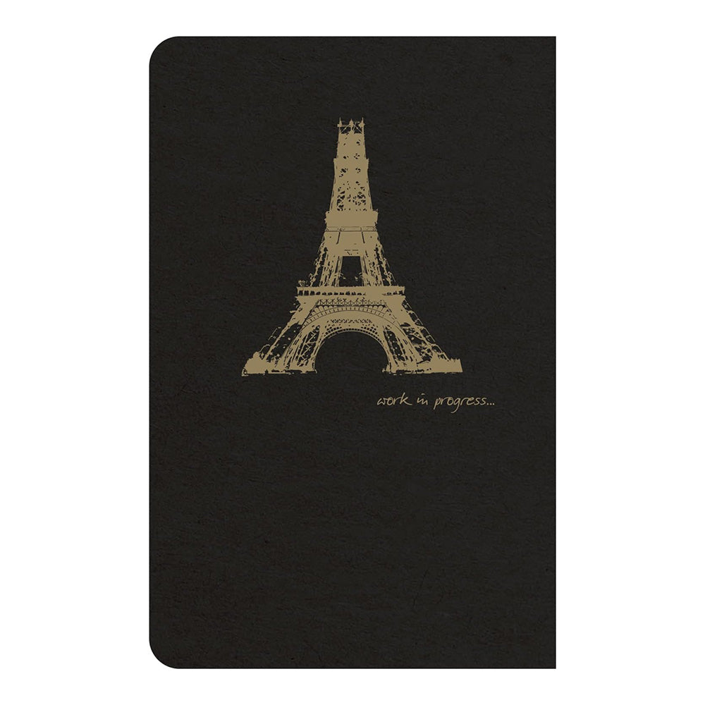 CLAIREFONTAINE Flying Spirit Notebook 9x14cm Lined 48s Black