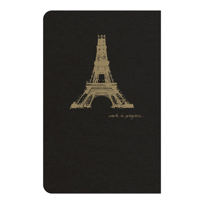 CLAIREFONTAINE Flying Spirit Notebook 9x14cm Lined 48s Black