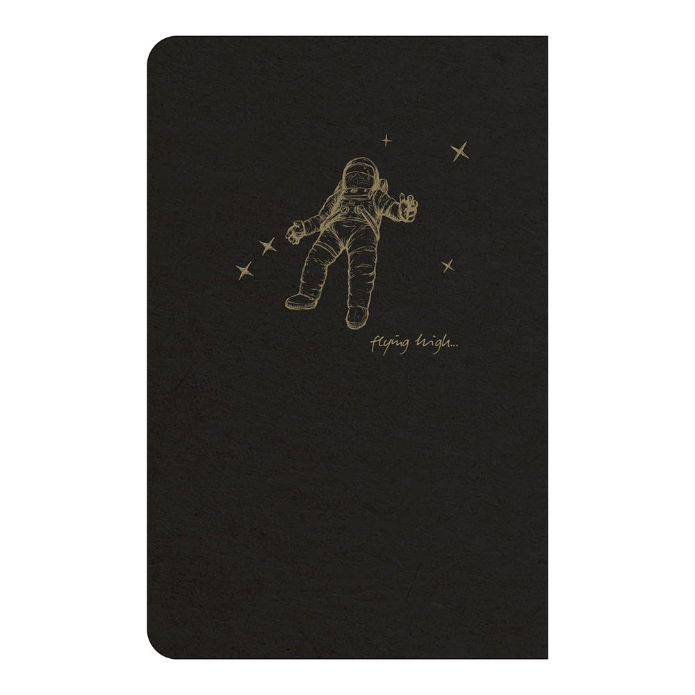 CLAIREFONTAINE Flying Spirit Notebook 9x14cm Lined 48s Black