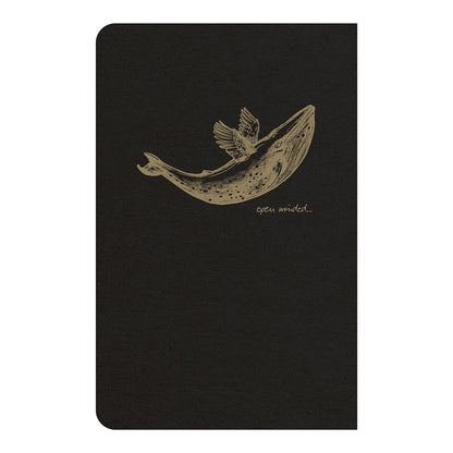 CLAIREFONTAINE Flying Spirit Notebook 9x14cm Lined 48s Black