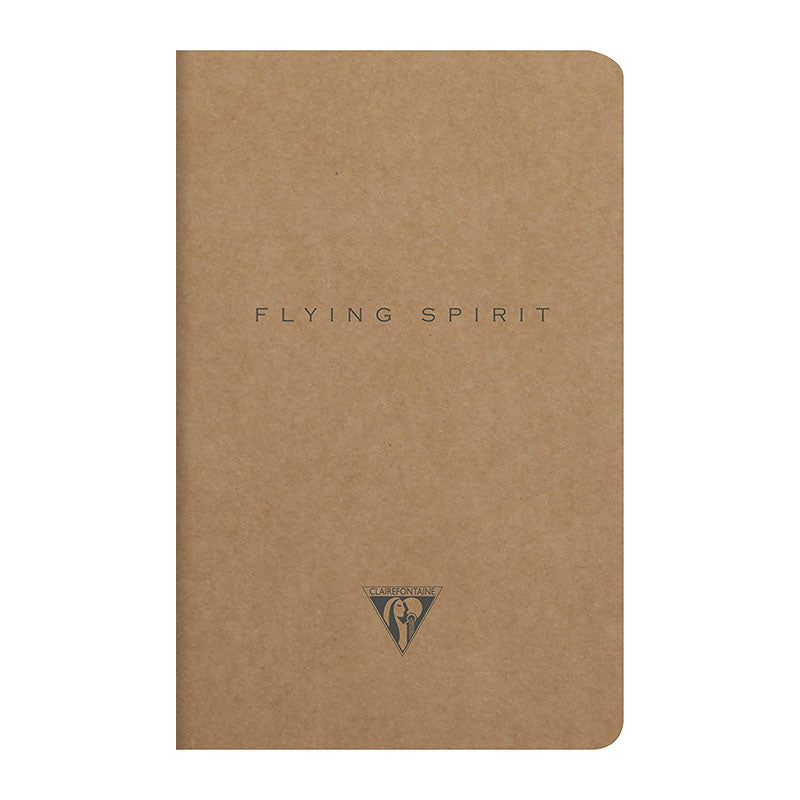 CLAIREFONTAINE Flying Spirit Notebook 11x17cm Lined 48s Kraft