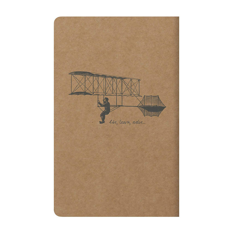 CLAIREFONTAINE Flying Spirit Notebook 11x17cm Lined 48s Kraft