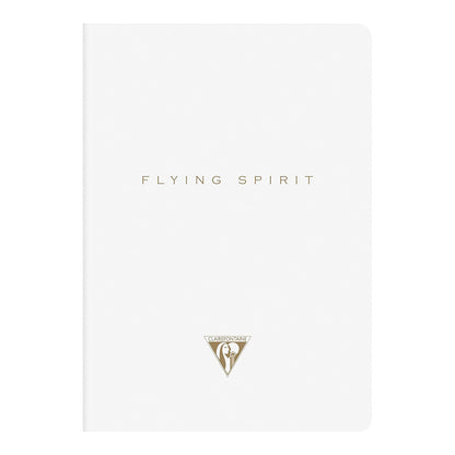 CLAIREFONTAINE Flying Spirit Notebook 16x21cm Lined 48s White