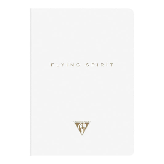 CLAIREFONTAINE Flying Spirit Notebook 16x21cm Lined 48s White