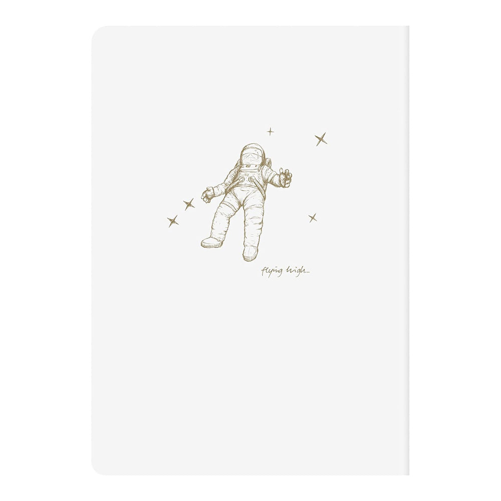 CLAIREFONTAINE Flying Spirit Notebook 16x21cm Lined 48s White