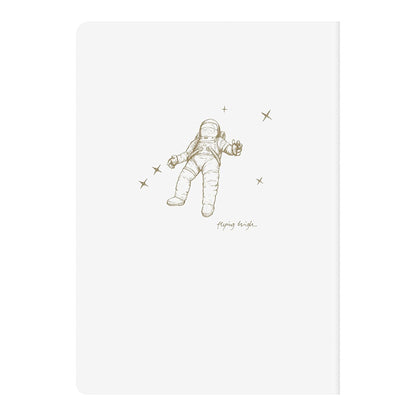 CLAIREFONTAINE Flying Spirit Notebook 16x21cm Lined 48s White