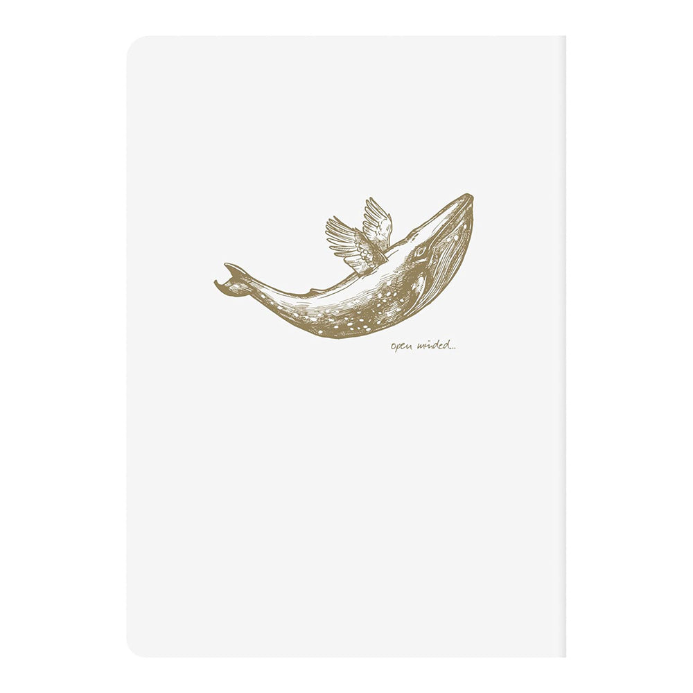 CLAIREFONTAINE Flying Spirit Notebook 16x21cm Lined 48s White