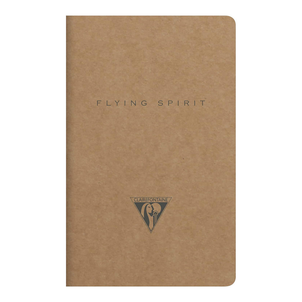 CLAIREFONTAINE Flying Spirit Notebook 7.5x12cm Lined 24s Kraft