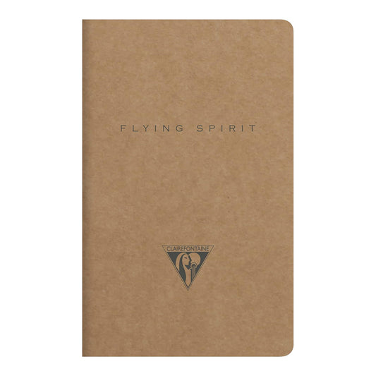 CLAIREFONTAINE Flying Spirit Notebook 7.5x12cm Lined 24s Kraft