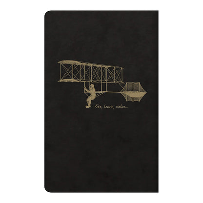 CLAIREFONTAINE Flying Spirit Notebook 7.5x12cm Lined 24s Black