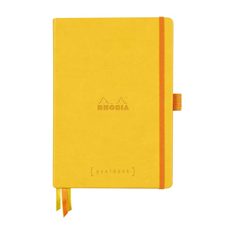 RHODIArama GoalBook Hardcover A5 Dot Yellow