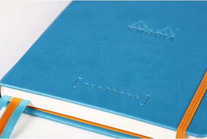 RHODIArama GoalBook Hardcover A5 Dot Turquoise