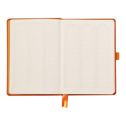 RHODIArama GoalBook Hardcover A5 Dot Tangerine