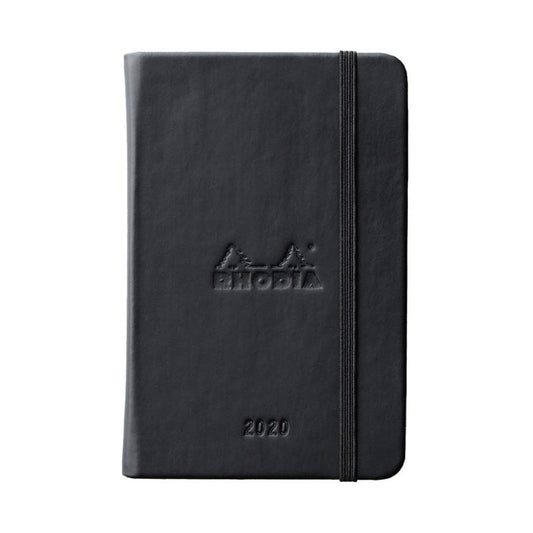 RHODIA Webplanner 2020 A6 9x14cm Black