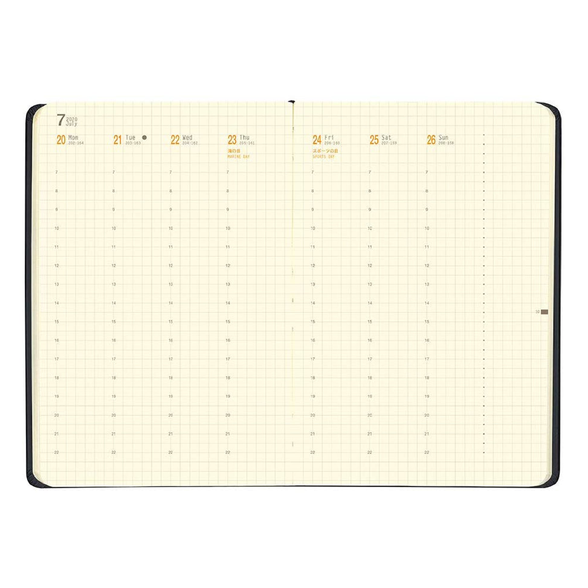 RHODIA Webplanner 2020 A5 14x21cm Orange