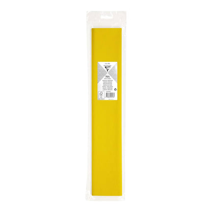 CLAIREFONTAINE Crepe Paper Roll 75% 2.5x0.5M Lemon Yellow