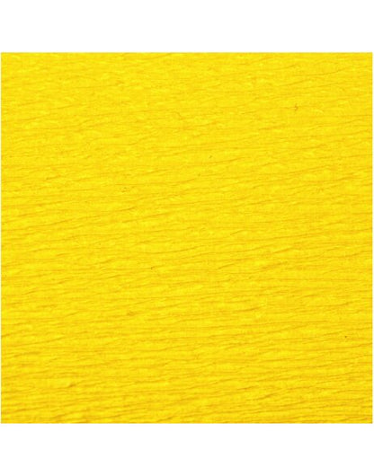 CLAIREFONTAINE Crepe Paper Roll 75% 2.5x0.5M Lemon Yellow