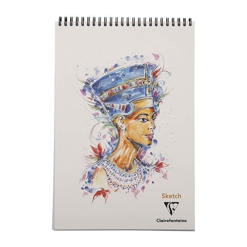 CLAIREFONTAINE Sketch Wirebound Pad 90g 60s A4+ Tutankhamun