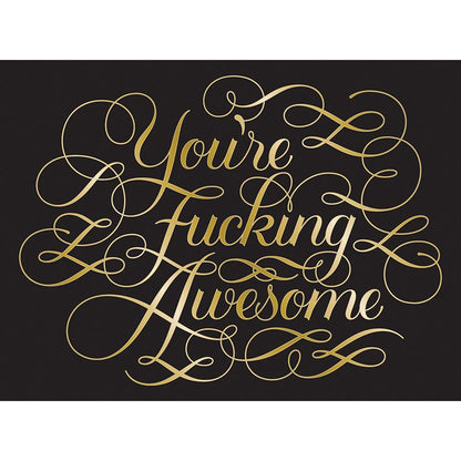 Calligraphuck You're F**ing Awesome Notecards Default Title