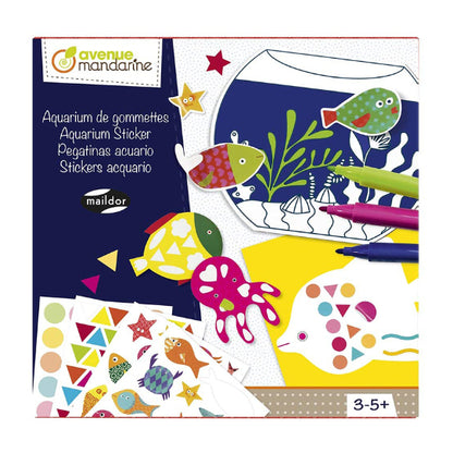 AVENUE MANDARINE Creative Box Aquarium Stickers 1210419