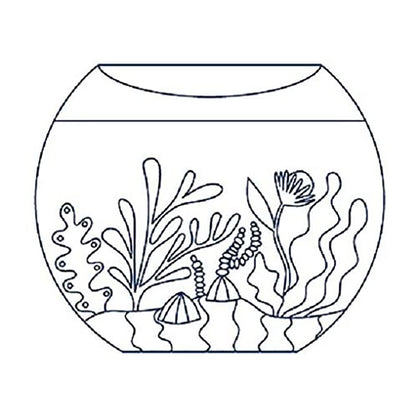 AVENUE MANDARINE Creative Box Aquarium Stickers 1210419