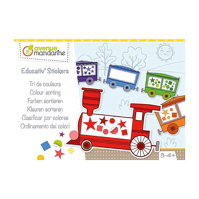 AVENUE MANDARINE Creative Box Educativ' Stickers Colour Sorting 1206715