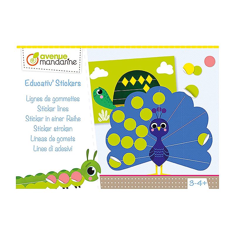 AVENUE MANDARINE Creative Box Educativ' Stickers Sticker Lines 1206717