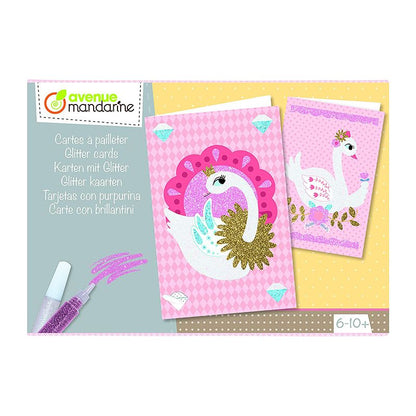 AVENUE MANDARINE Creative Box Glitter Cards 1206722