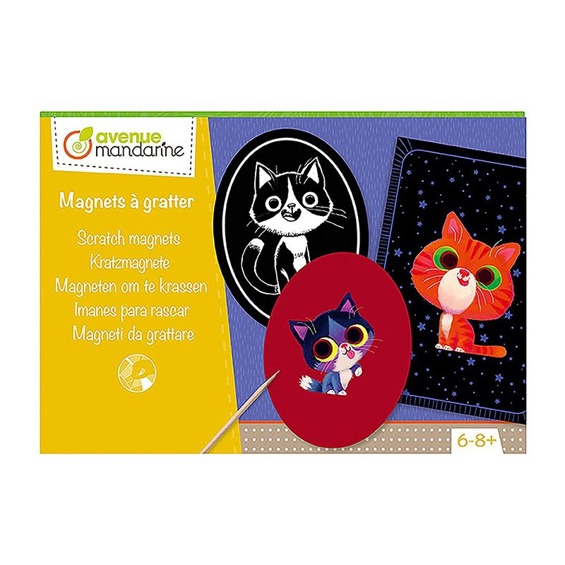 AVENUE MANDARINE Creative Box Scratch Magnets 1206733