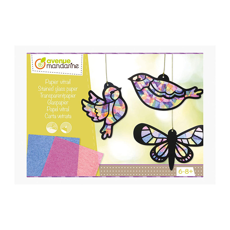 AVENUE MANDARINE Creative Box Stained Glass Paper 1206735