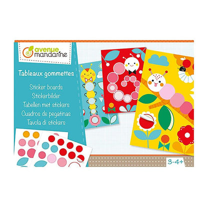 AVENUE MANDARINE Creative Box Sticker Boards Caterpillars 1206736