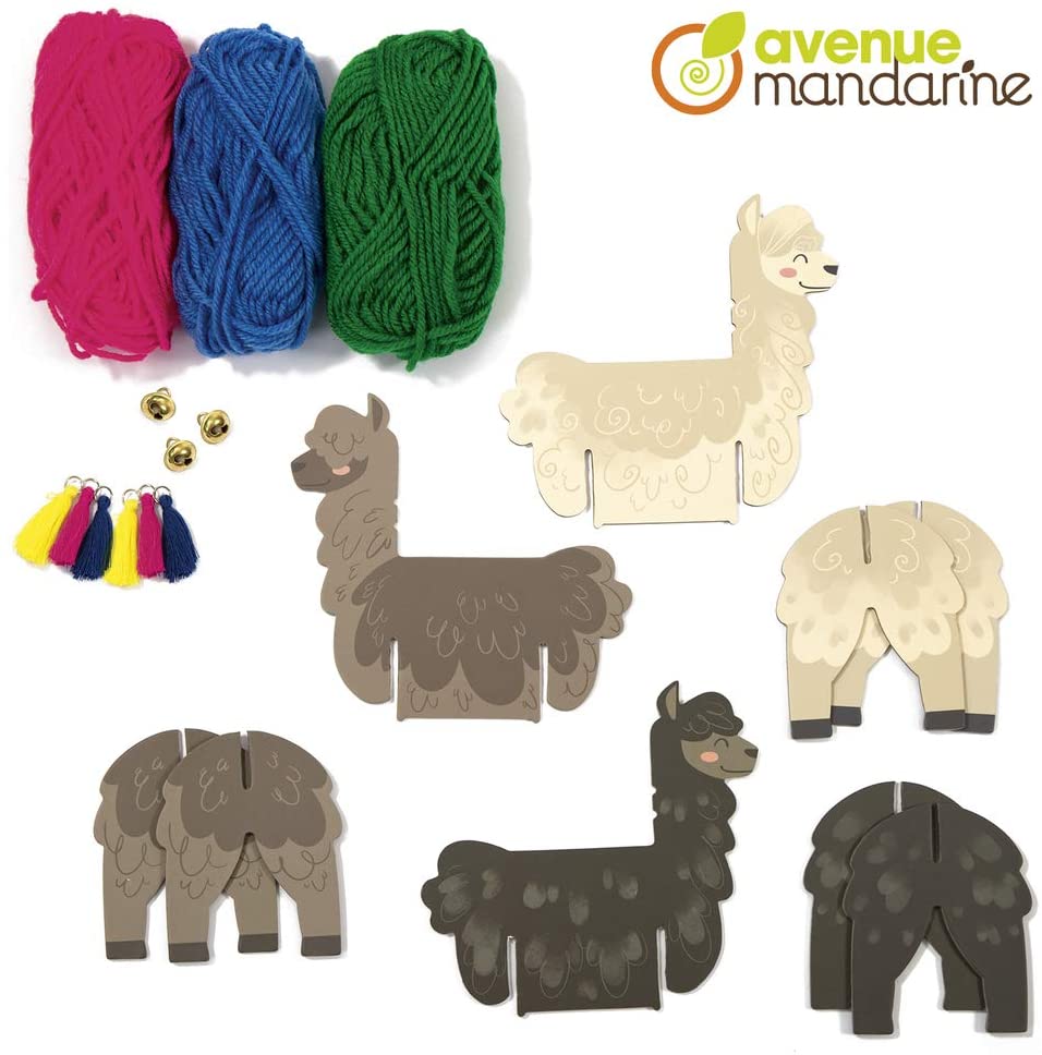 AVENUE MANDARINE Creative Box Wool Llamas 1206742