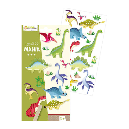 AVENUE MANDARINE Decalco Mania Dinosaurs 1206746