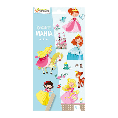 AVENUE MANDARINE Decalco Mania Princesses 1206751