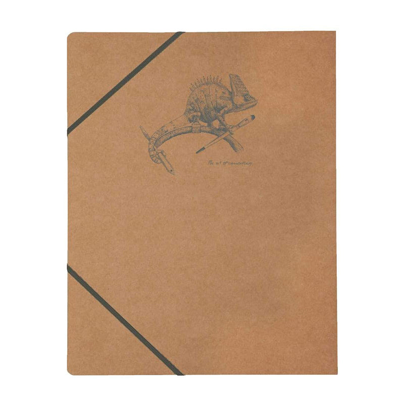 CLAIREFONTAINE Flying Spirit 3-Flap Elasticated Folder Kraft