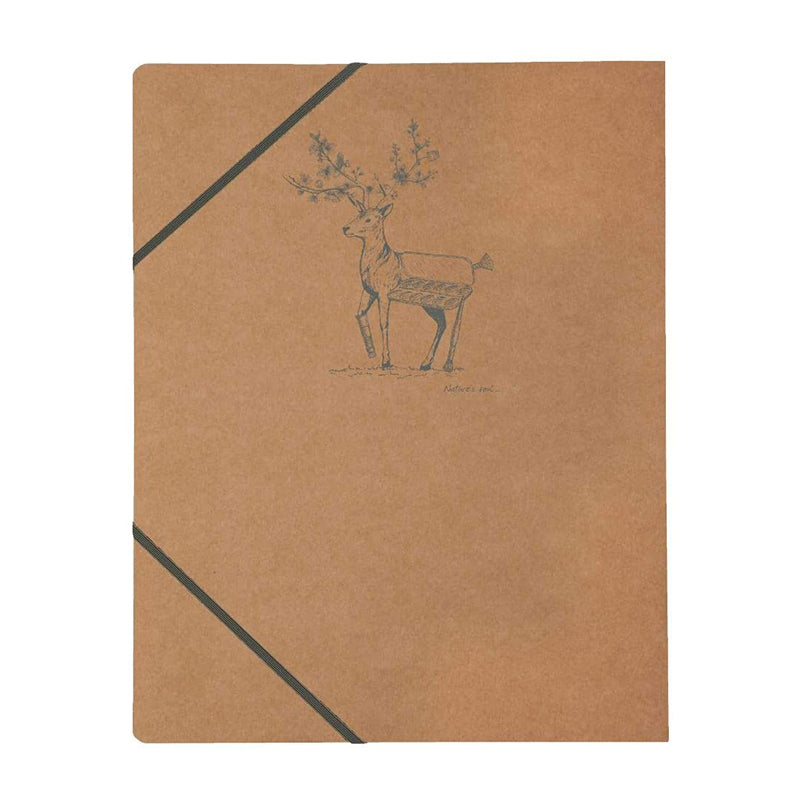 CLAIREFONTAINE Flying Spirit 3-Flap Elasticated Folder Kraft