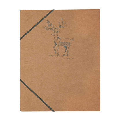 CLAIREFONTAINE Flying Spirit 3-Flap Elasticated Folder Kraft